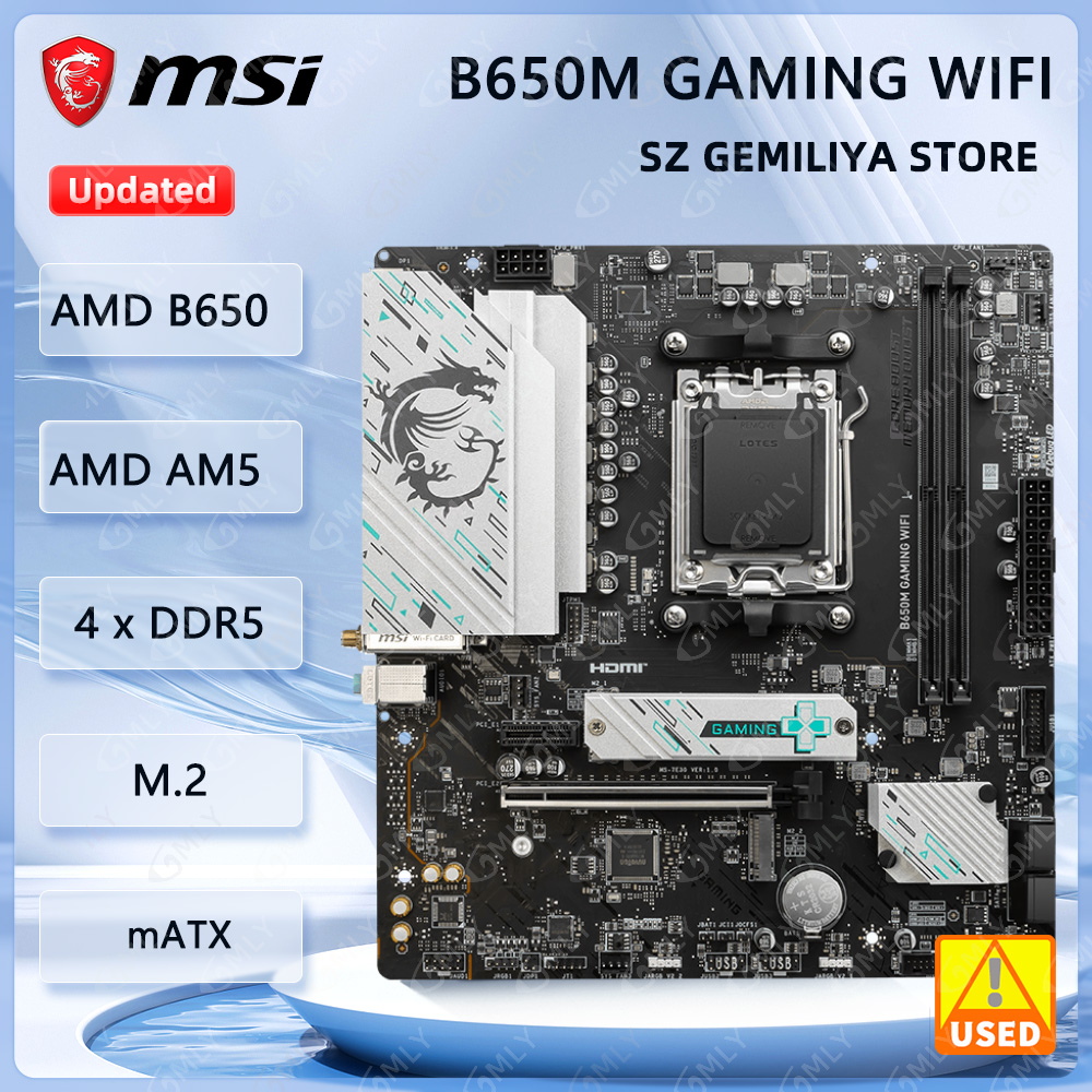 X870E Atx Motherboard - Płyta główna MSI B650M GAMING WIFI,